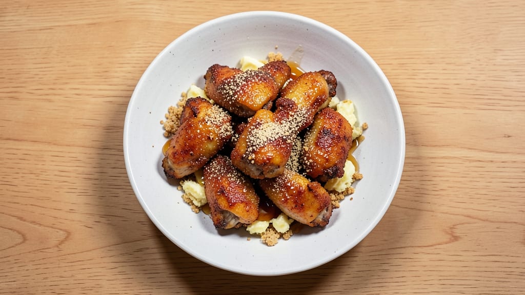 Deboned Chicken Wings Recipe: Crispy Celery Crust With Buttery Vinegar Kick