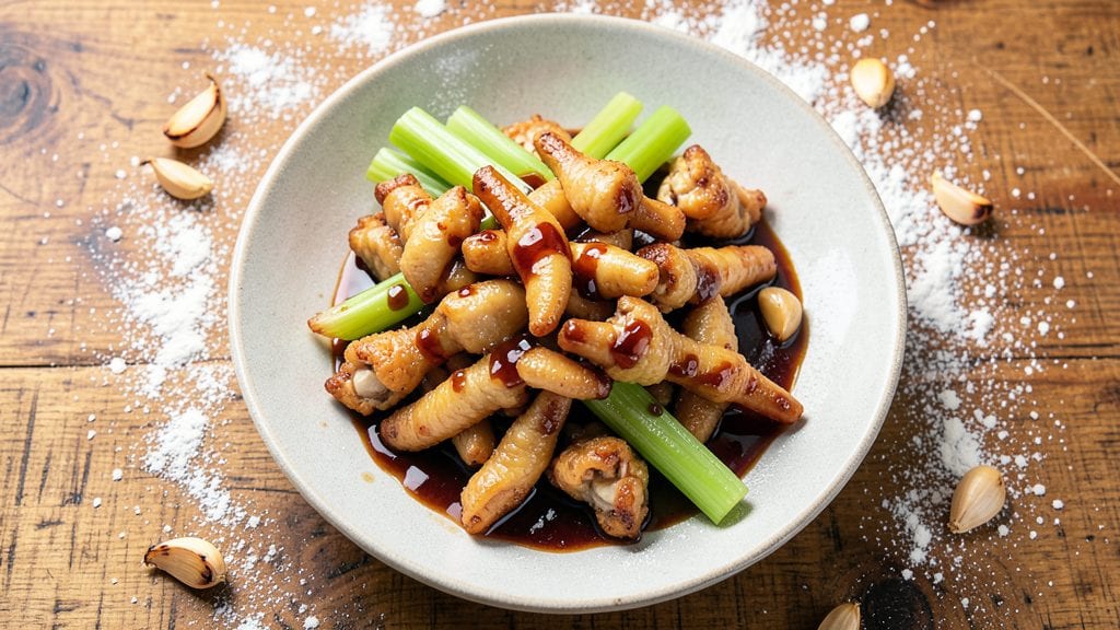 Dim Sum Style Chicken Feet Recipe: Celery-Crusted Crunch with Vinegar-Zing Bite