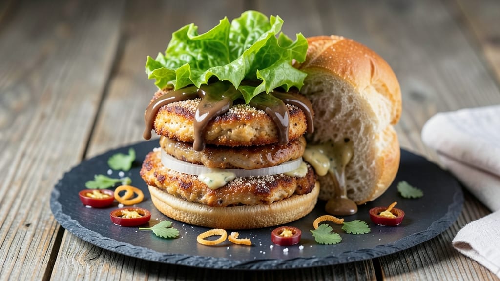 Air Fried Chicken Burger Recipe: Juicy Patties With Crispy Air-Fryer Crust