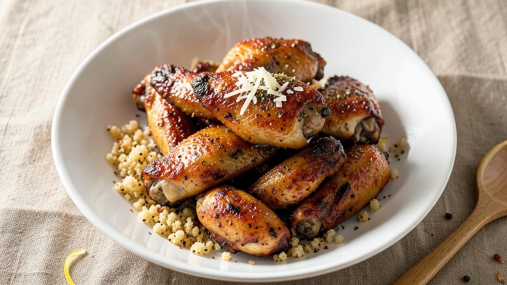 Baked Italian Chicken Wings Recipe: Parmesan-Crusted Crunch With Juicy Centers