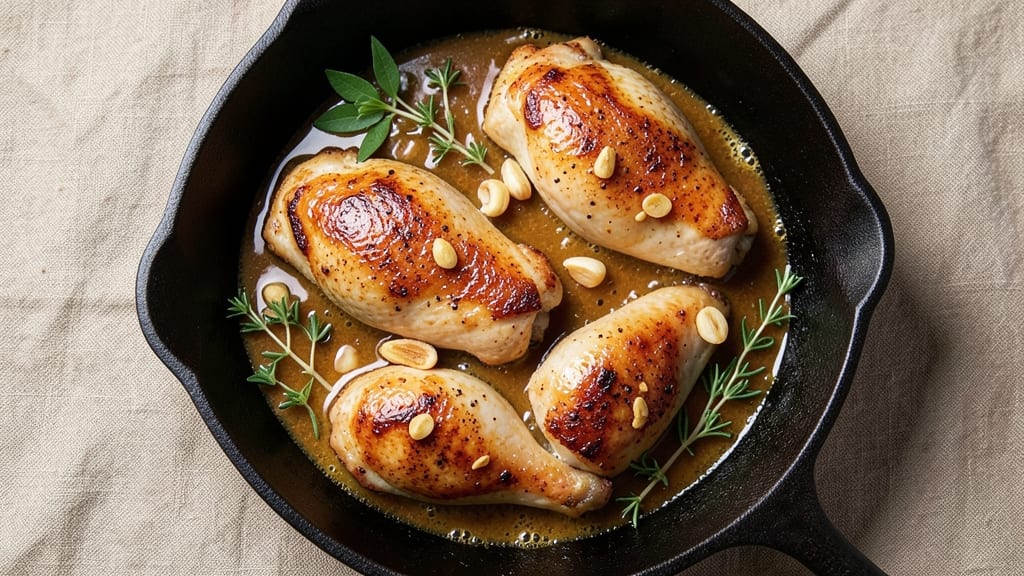 Emeril Lagasse's Chicken Recipe: Celery-Crusted Heat With Buttery Crunch