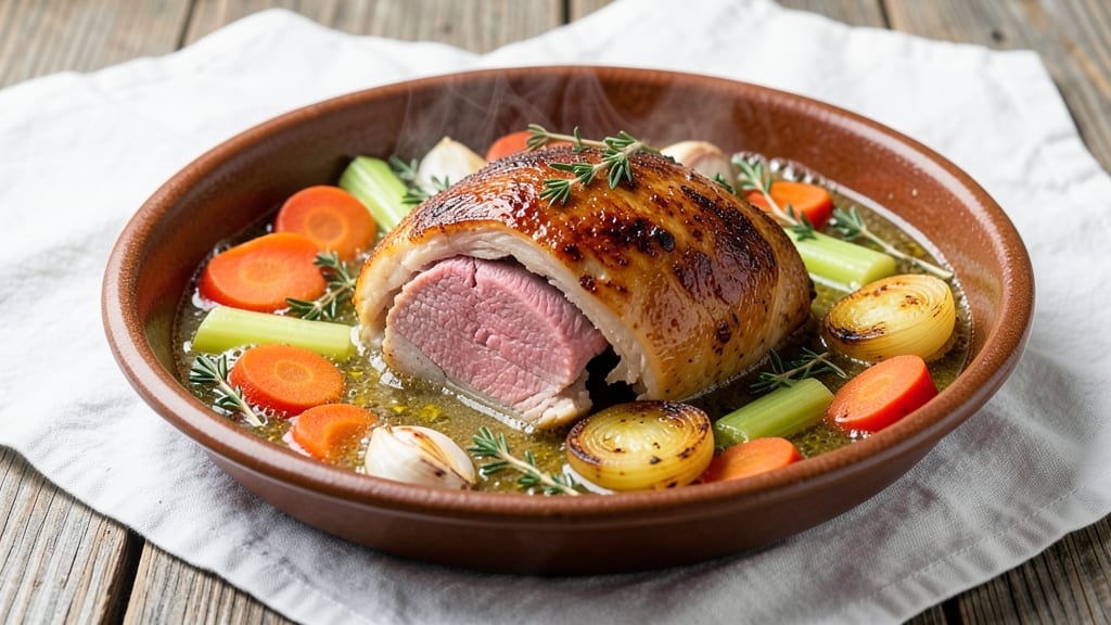 Baked Chicken in Broth Recipe: Herb-Infused Moisture Locked in 30 Minutes