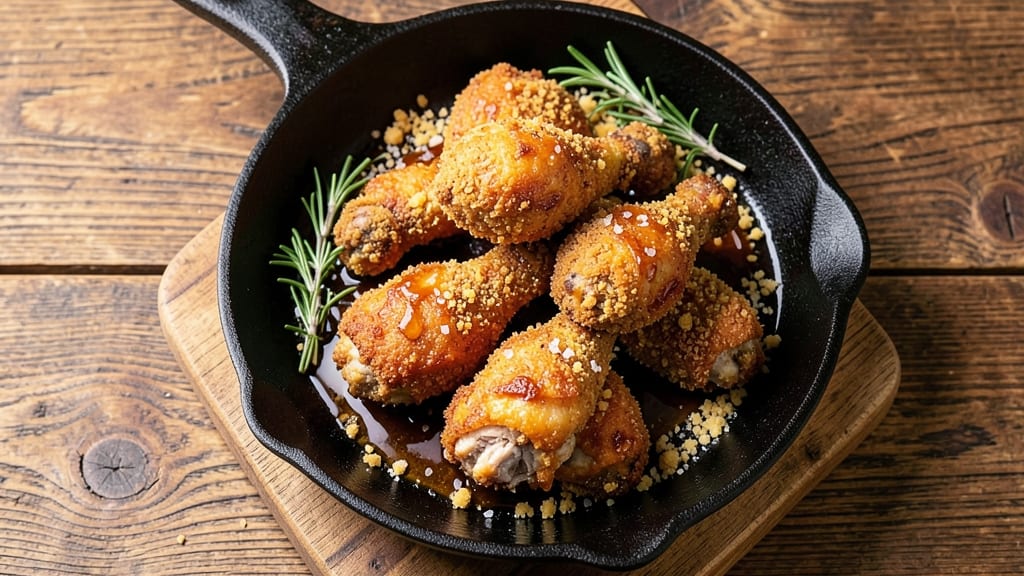 Fry Chicken Drumsticks Recipe: Crispy Celery Crust With Vinegar Kick