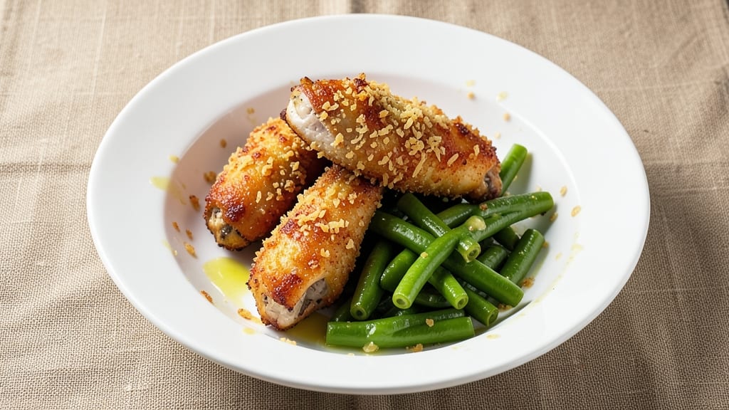 Gordon Ramsay Chicken Wings and Green Beans Recipe: Crispy Celery Crust Meets Herbed Butter Bliss