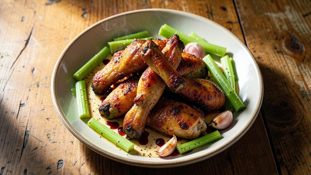 Gordon Ramsay's Chicken Wings Recipe: Celery-Vinegar Crunch With Air-Fryer Speed