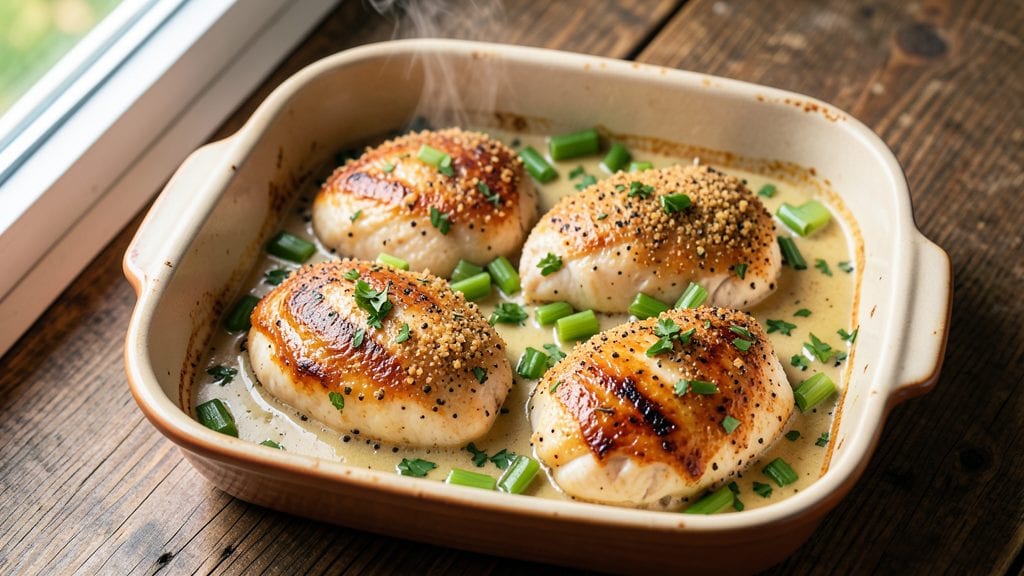 Grandma's Baked Chicken Recipe: Celery-Crusted Juiciness in One Pan