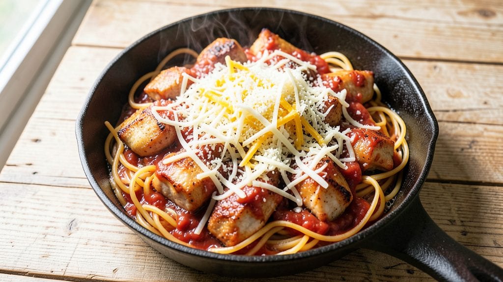 Grandma's Spaghetti Chicken Casserole Recipe: Celery-Topped Crunch Meets Creamy Mushroom Bliss