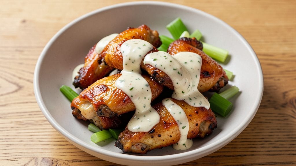 Hidden Valley Ranch Chicken Wings Recipe: Crispy Celery-Crusted Bites with Tangy Creamy Coating