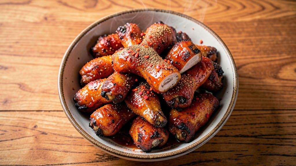 Hottest Chicken Wings Recipe: Blistering Heat With Celery Crust Crunch