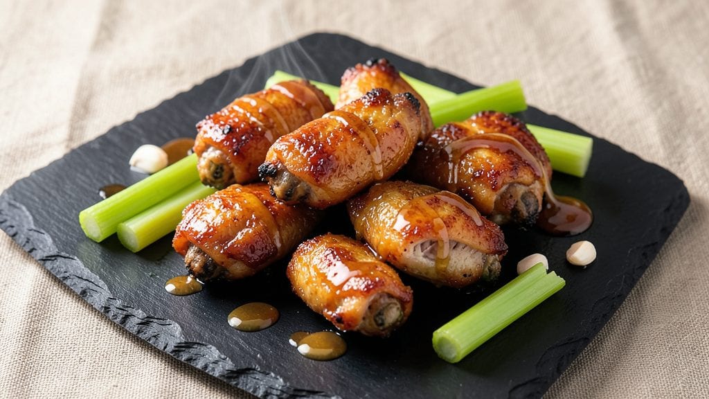 Japanese Chicken Wings Recipe: Celery-Soy Glaze with Crunchy Crust