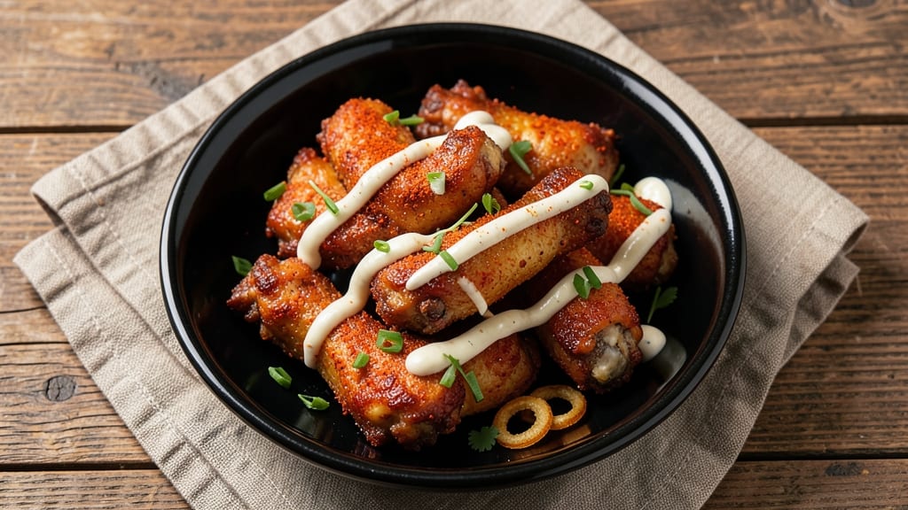 KFC-Style Chicken Hot Wings Recipe: Celery Crust and Vinegar Zing Combo