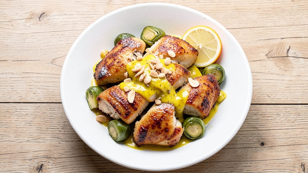 Lemon Chicken With Artichoke Hearts Recipe: Bright Citrus and Mediterranean Crunch in One Pan