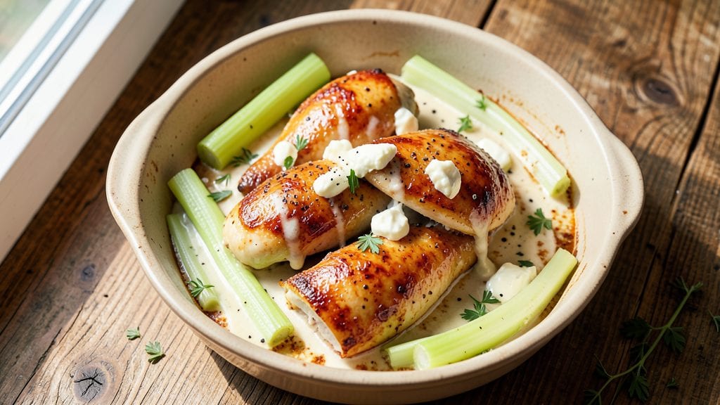 Mom's Butter Baked Chicken Recipe: Celery-Vinegar Crust With Juicy Centers