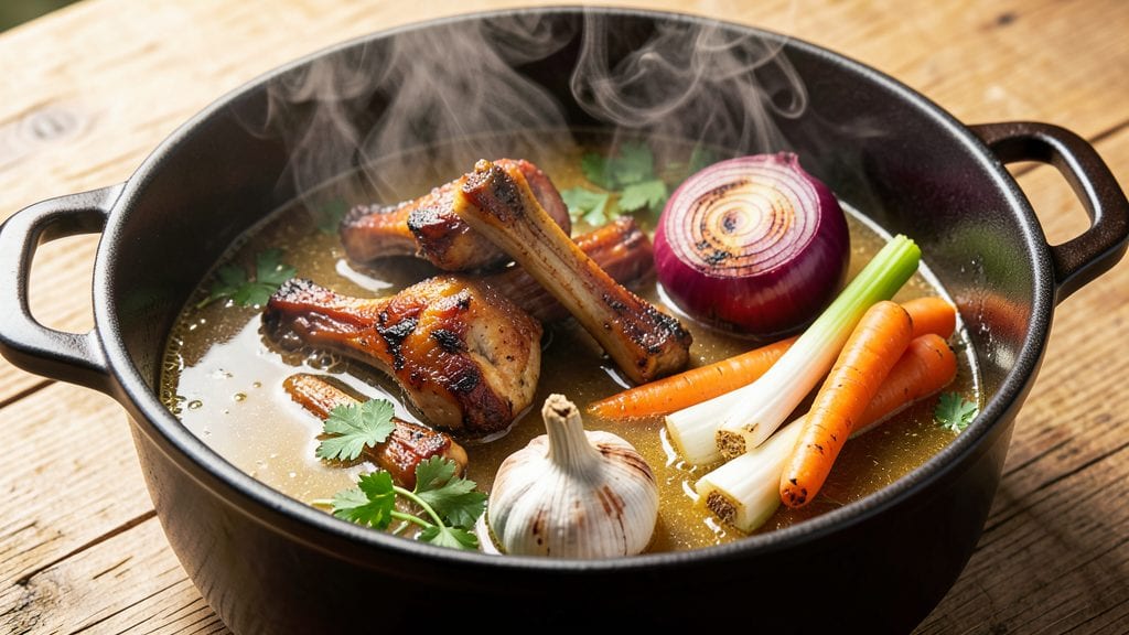 Old Fashioned Chicken Broth Recipe: Deep Umami Flavor in One Pot