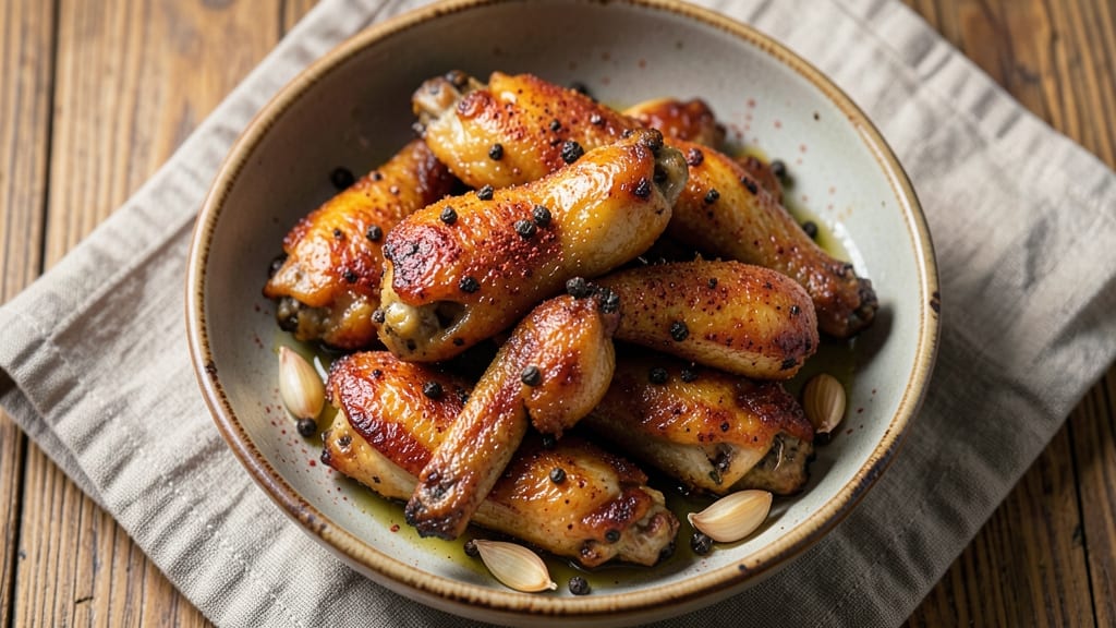 Pressure Cook Chicken Wings Recipe: Celery-Crusted Crunch With Vinegar Tang Twist