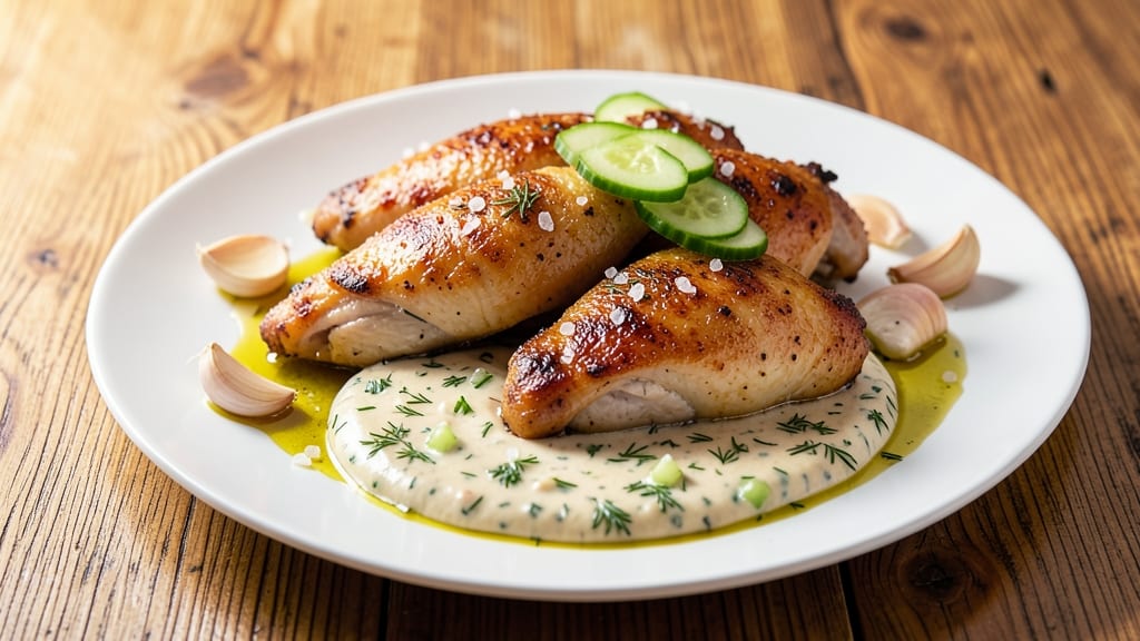 Taziki's Chicken Recipe: Buttermilk-Marinated Crisp With Tangy Yogurt Kiss