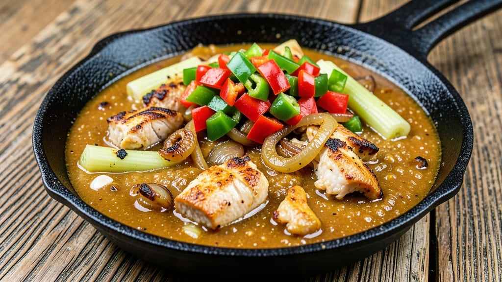 Traditional Chicken Gumbo Recipe: Deep Roux Magic with Okra and Holy Trinity