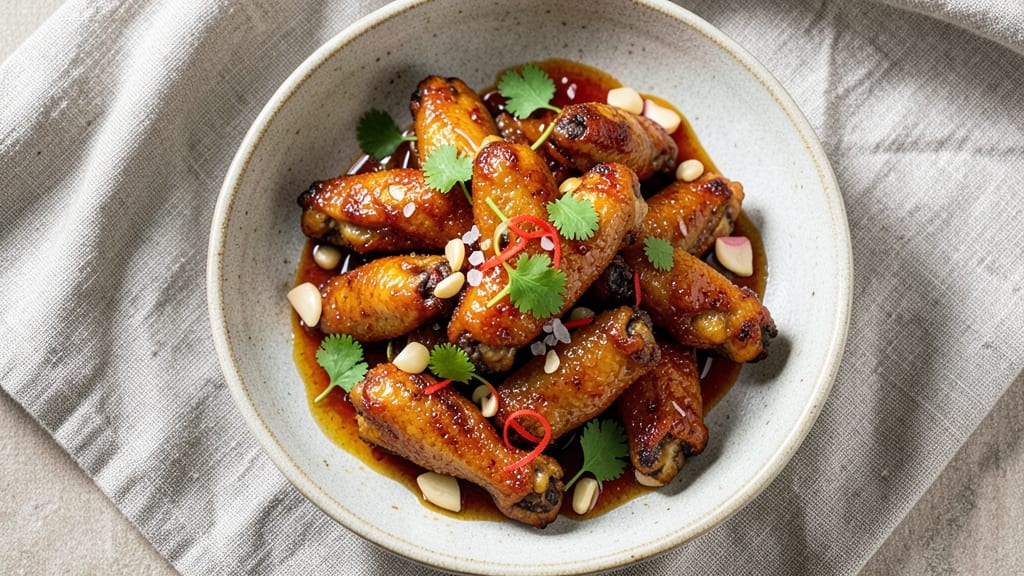Vietnam Chicken Wings Recipe: Crispy Celery Crunch With Fish Sauce Zing